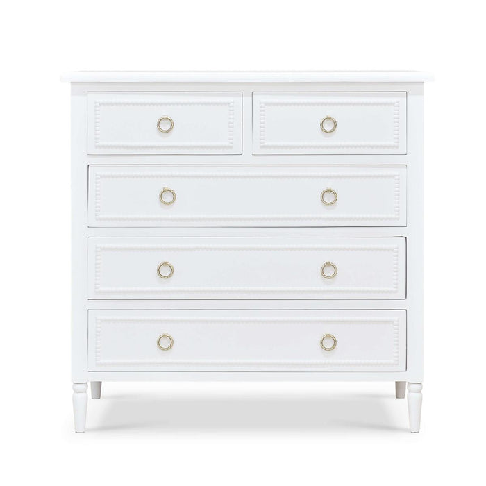 Bramble - Cholet 5 Drawer Dresser in Architectural White - 28066HRW----LDT