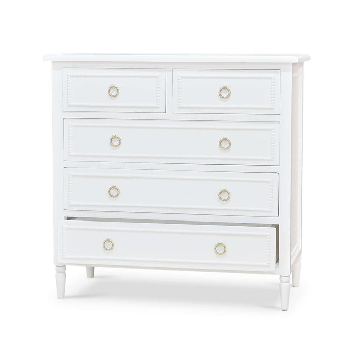 Bramble - Cholet 5 Drawer Dresser in Architectural White - 28066HRW----LDT