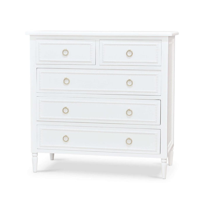 Bramble - Cholet 5 Drawer Dresser in Architectural White - 28066HRW----LDT