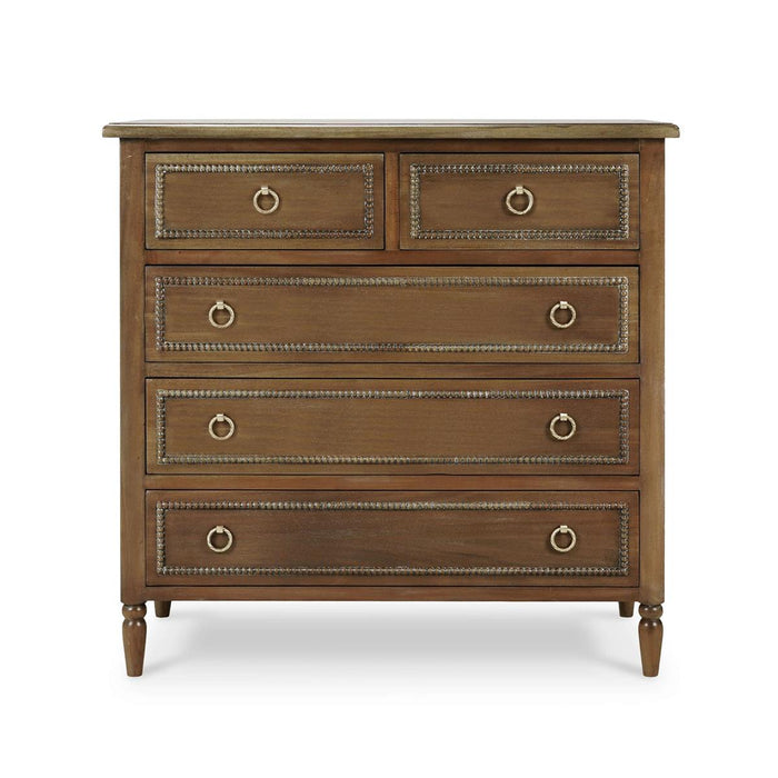 Bramble - Cholet 5 Drawer Dresser in Straw Wash - 28066STW-----