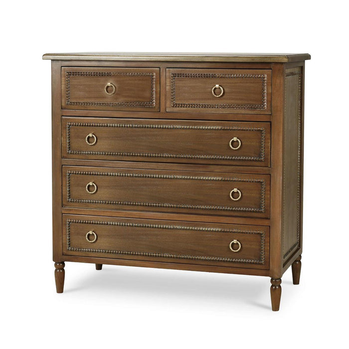 Bramble - Cholet 5 Drawer Dresser in Straw Wash - 28066STW-----