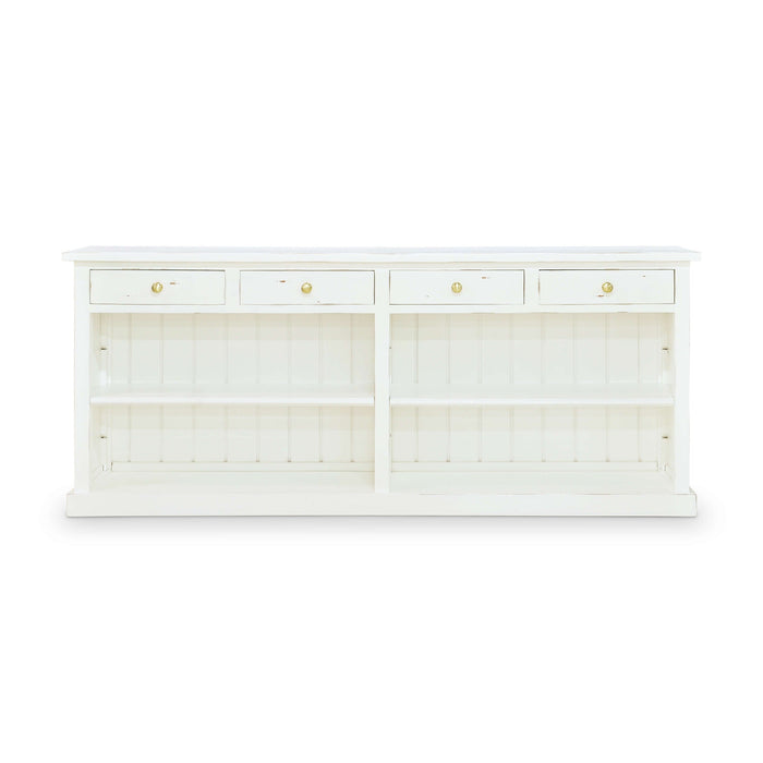 Bramble - Cambria Open Buffet In White Harvest - 28070WHD----- - GreatFurnitureDeal