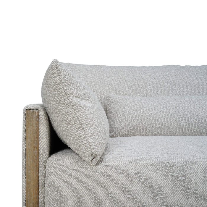 Bramble - Normandy Sofa In Boucle Sand Performance Fabric - 28078STWSF212---- - GreatFurnitureDeal