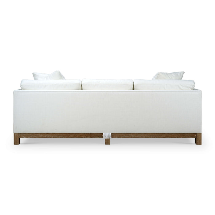 Bramble - Aberdeen Sofa In Arctic White Performance Fabric - BR-28080STWSF204---- - GreatFurnitureDeal