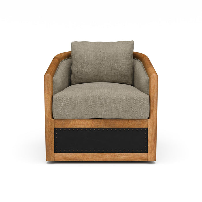 Bramble - Aden Swivel Chair w/ Leather - BR-28081