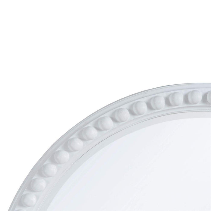 Bramble - Cholet Curved Mirror in Architectural White - 28089HRW----LDT