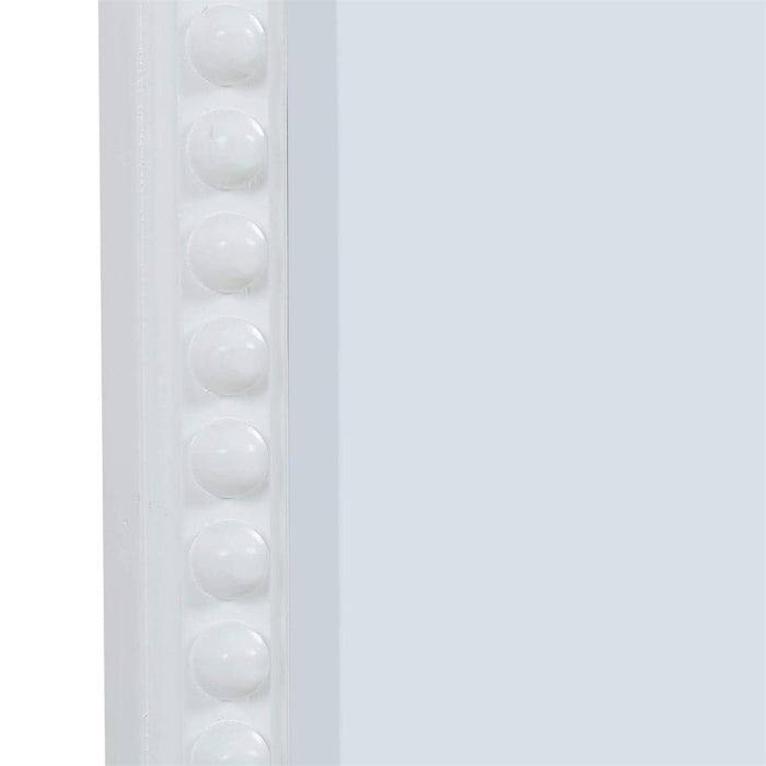 Bramble - Cholet Curved Mirror in Architectural White - 28089HRW----LDT