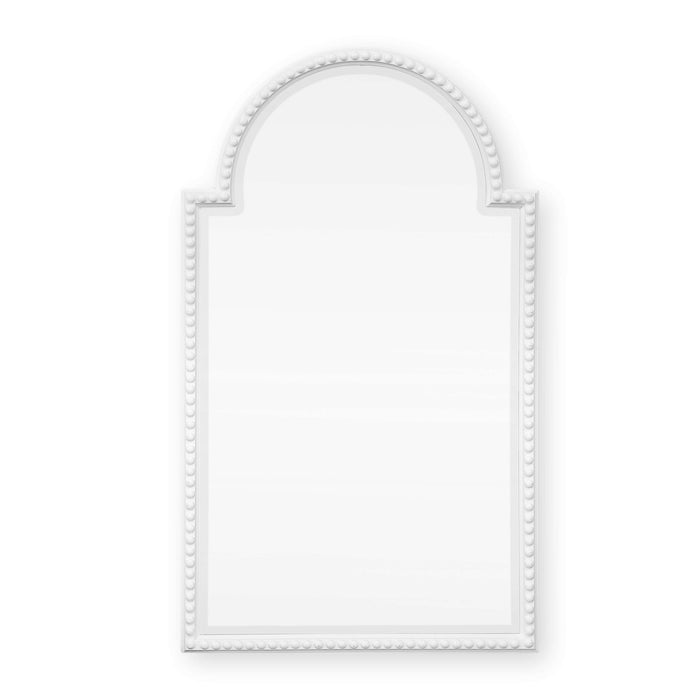 Bramble - Cholet Curved Mirror In Architectural White - BR-28089HRW----LDT - GreatFurnitureDeal