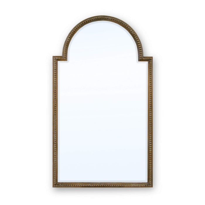 Bramble - Cholet Curved Mirror In Straw Wash - 28089STW----- - GreatFurnitureDeal