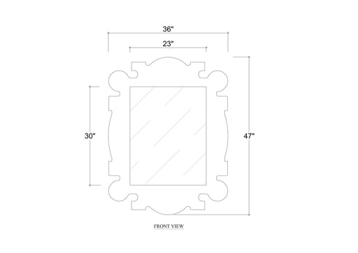 Bramble - Rodeo Mirror In Raffia - 28090RFRW----- - GreatFurnitureDeal