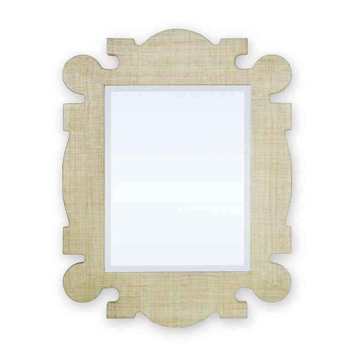 Bramble - Rodeo Mirror In Raffia - 28090RFRW----- - GreatFurnitureDeal