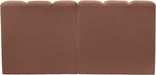 Meridian Furniture - Arc Vegan Leather Modular Sofa in Brown - 101Brown-S2A - GreatFurnitureDeal