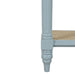 Bramble - Montego Square End Table in Ocean Blue w/ Drawer & Rattan Natural Door - 28098OCB-RNAT--- - GreatFurnitureDeal