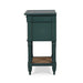 Bramble - Montego Square End Table w/ Drawer & Rattan Door - BR-28098 - GreatFurnitureDeal