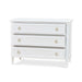 Bramble - Cholet 3 Drawer Dresser in Architectural White - 28099HRW----LDT - GreatFurnitureDeal