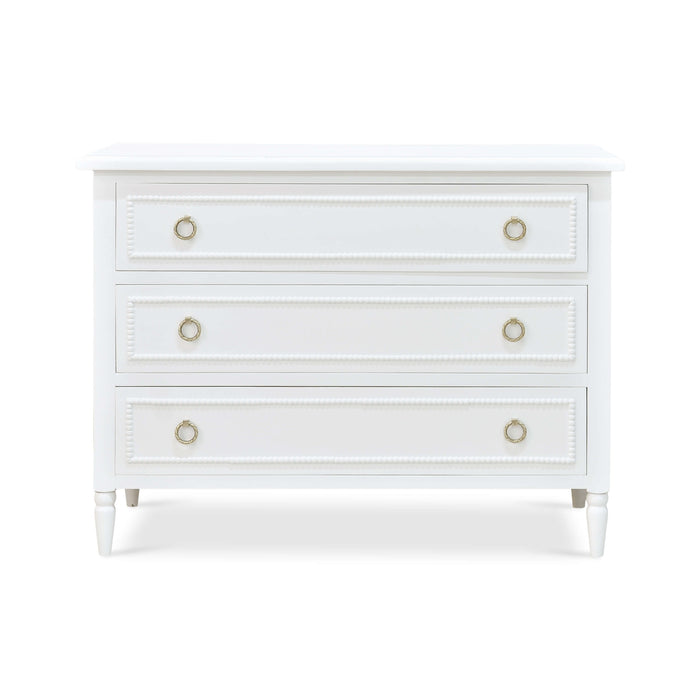 Bramble - Cholet 3 Drawer Dresser In Architectural White - BR-28099HRW----LDT - GreatFurnitureDeal