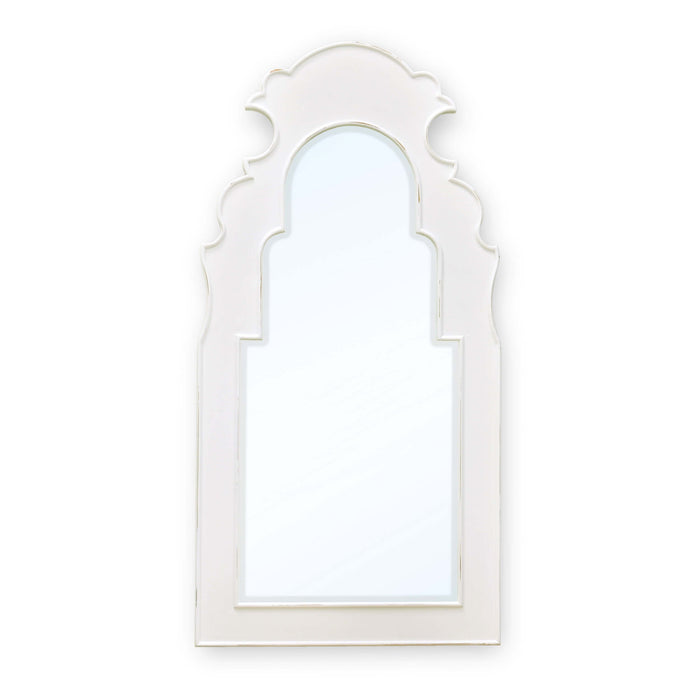Bramble - Lotus Mirror In White Harvest - 28107WHD----- - GreatFurnitureDeal