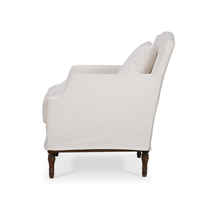Bramble - St. James Slipcovered Chair In Arctic White Performance Fabric - 28109STWSF204---- - GreatFurnitureDeal