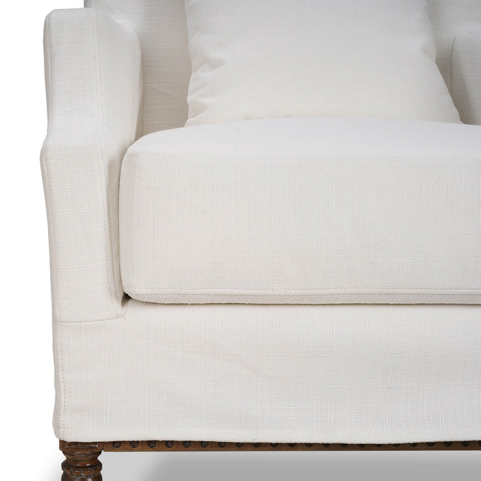 Bramble - St. James Slipcovered Chair In Arctic White Performance Fabric - 28109STWSF204---- - GreatFurnitureDeal
