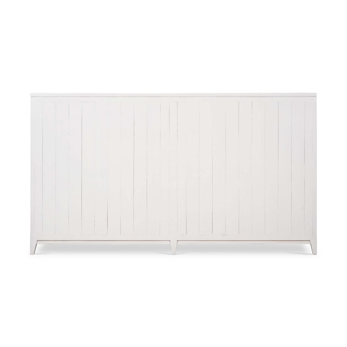 Bramble - Paris Sideboard w/ 2 Drawers In White Harvest & Straw Wash - BR-28110WHD-STW--- - GreatFurnitureDeal