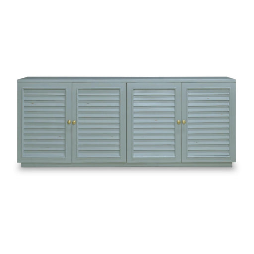 Bramble - Oxford Shutter 4 Door Sideboard in Ocean Blue - 28115OCB----- - GreatFurnitureDeal