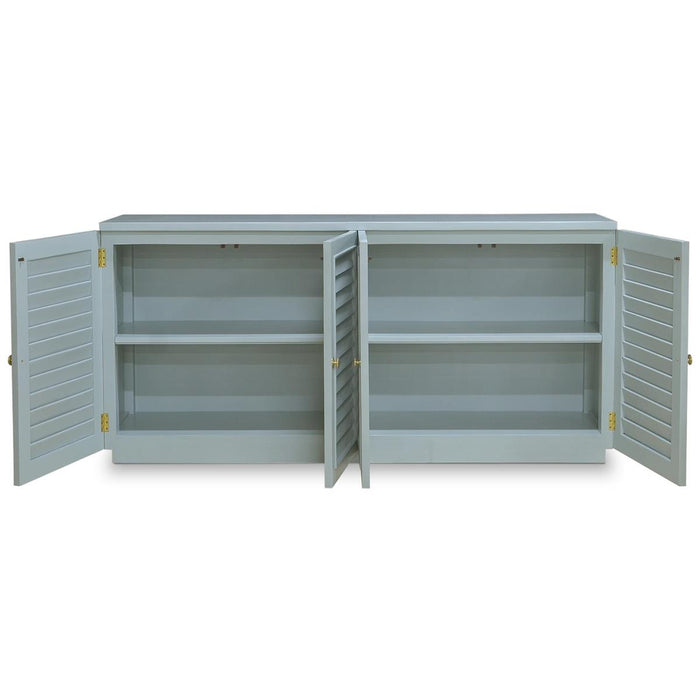 Bramble - Oxford Shutter 4 Door Sideboard in Ocean Blue - 28115OCB-----