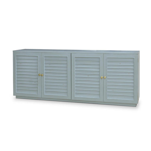 Bramble - Oxford Shutter 4 Door Sideboard in Ocean Blue - 28115OCB----- - GreatFurnitureDeal