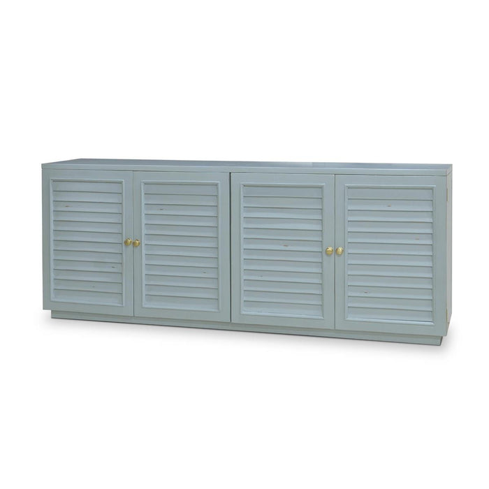 Bramble - Oxford Shutter 4 Door Sideboard in Ocean Blue - 28115OCB-----
