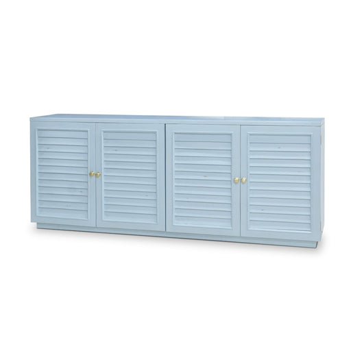 Bramble - Oxford Shutter 4 Door Sideboard In Ocean Blue - 28115OCB----- - GreatFurnitureDeal