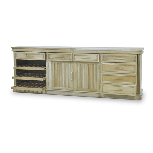 Bramble - Kraton Buffet w/ Wine Rack In Fruitwood - 28117FRW----- - GreatFurnitureDeal