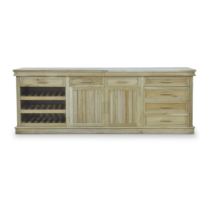 Bramble - Kraton Buffet w/ Wine Rack In Fruitwood - 28117FRW----- - GreatFurnitureDeal