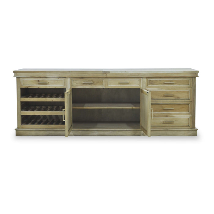 Bramble - Kraton Buffet w/ Wine Rack In Fruitwood - 28117FRW----- - GreatFurnitureDeal