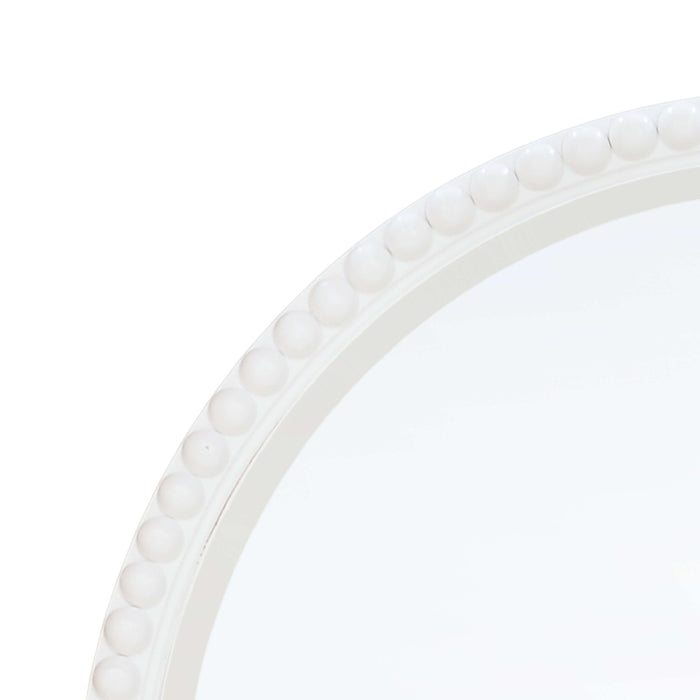 Bramble - Cholet Round Mirror Large In Architectural White - BR-28118HRW----LDT