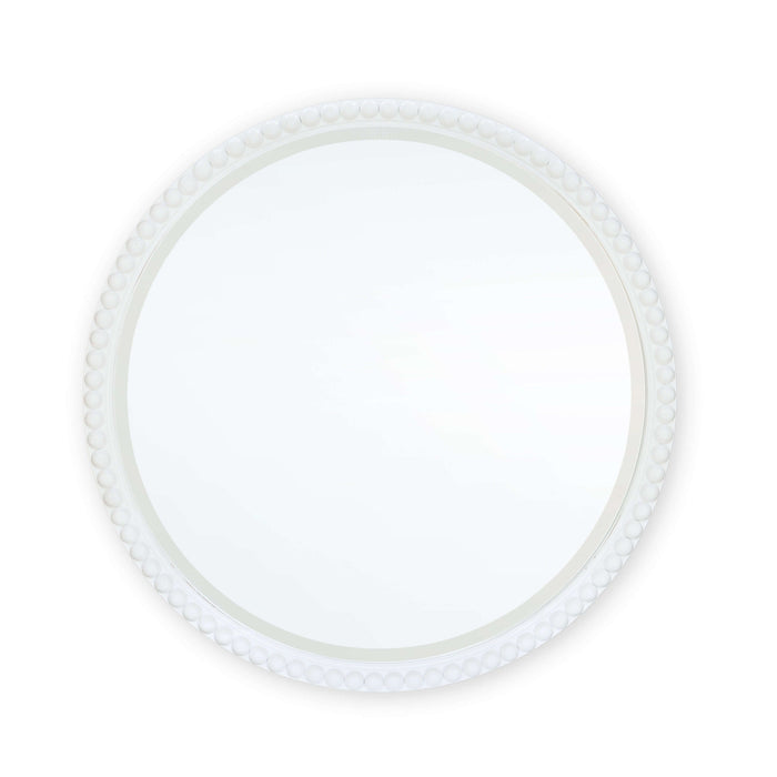 Bramble - Cholet Round Mirror Large In Architectural White - 28118HRW----LDT - GreatFurnitureDeal