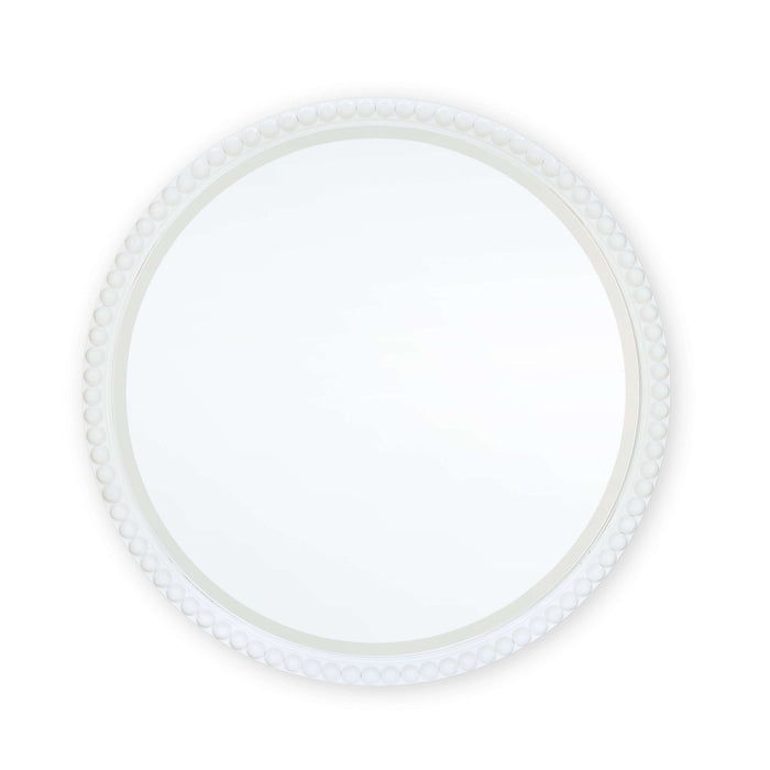 Bramble - Cholet Round Mirror Large In Architectural White - BR-28118HRW----LDT - GreatFurnitureDeal