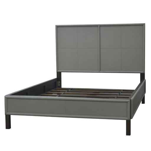 Bramble - Belmont Full Leather Bed Queen - US-WS-28126WLTFLLG---- - GreatFurnitureDeal