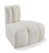 Meridian Furniture - Arc Vegan Leather Modular Chair in Cream - 101Cream-RC - GreatFurnitureDeal