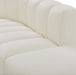 Meridian Furniture - Arc Vegan Leather Fabric 10 Piece Sectional in Cream - 101Cream-S10A - GreatFurnitureDeal