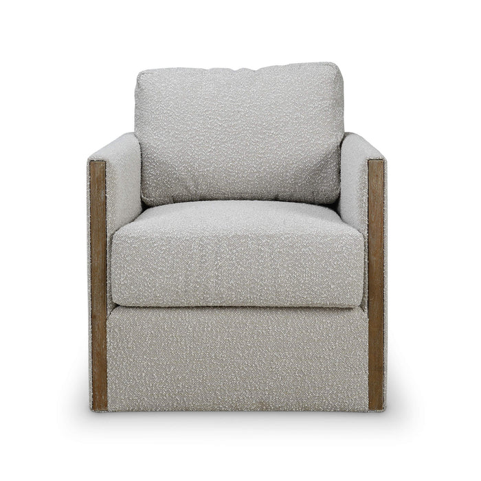 Bramble - Normandy Swivel Chair In Boucle Sand Performance Fabric - BR-28131STWSF212---- - GreatFurnitureDeal