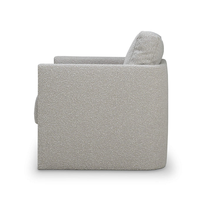 Bramble - Normandy Swivel Chair In Boucle Sand Performance Fabric - 28131STWSF212---- - GreatFurnitureDeal