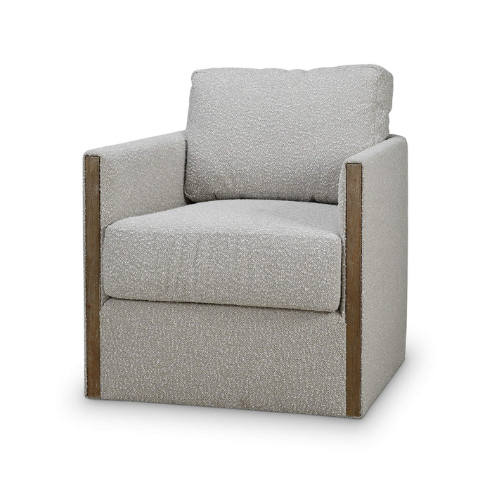Bramble - Normandy Swivel Chair In Boucle Sand Performance Fabric - BR-28131STWSF212---- - GreatFurnitureDeal