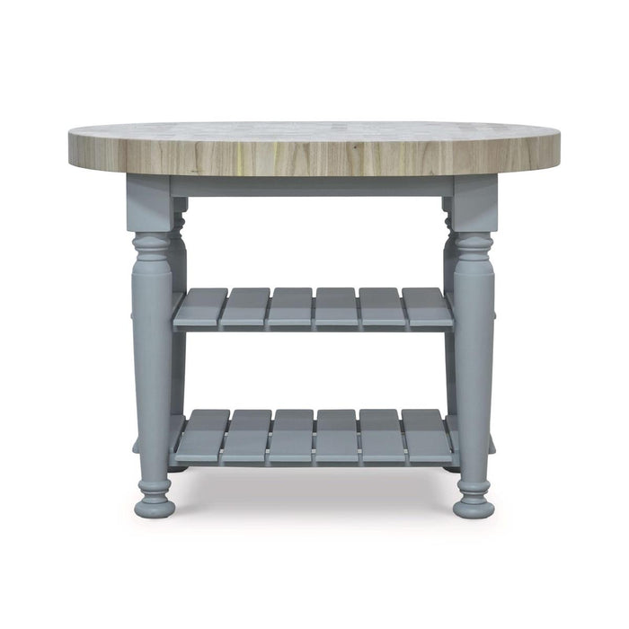 Bramble - Farmhouse Butcher Block Kitchen Island - BR-28151PBERAW---- - GreatFurnitureDeal