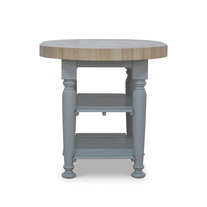 Bramble - Farmhouse Butcher Block Kitchen Island - BR-28151PBERAW---- - GreatFurnitureDeal