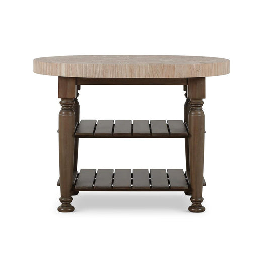 Bramble - Farmhouse Butcher Block Kitchen Island - BR-28151STWRAW---- - GreatFurnitureDeal