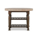 Bramble - Farmhouse Butcher Block Kitchen Island - BR-28151STWRAW---- - GreatFurnitureDeal