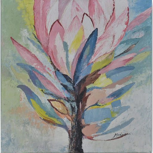Bramble - Protea Latifolia on Canvas 30 x 30 w/o Frame - 28844------ - GreatFurnitureDeal