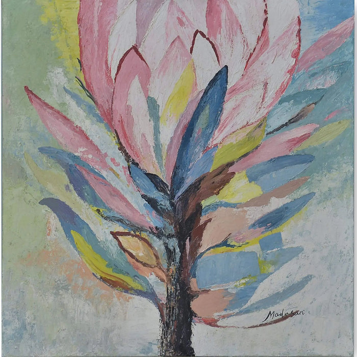 Bramble - Protea Latifolia on Canvas 30 x 30 w/o Frame - 28844------ - GreatFurnitureDeal