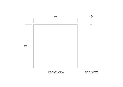 Bramble - Protea Latifolia on Canvas 30 x 30 w/o Frame - 28844------ - GreatFurnitureDeal