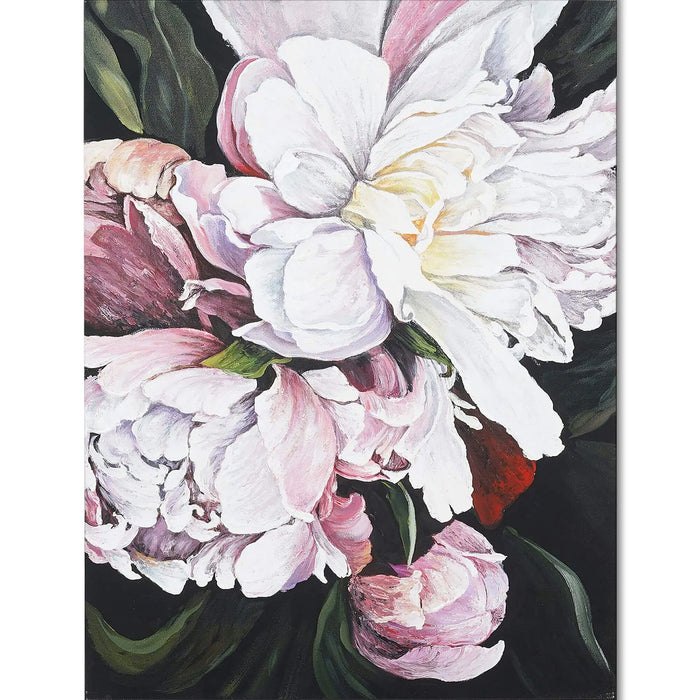 Bramble - Pink Peony on Canvas 30 x 40 w/o Frame - 28849------ - GreatFurnitureDeal