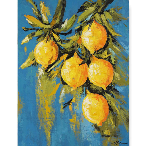 Bramble - Lemon Citron on Canvas 24 x 36 w/o Frame - 28843------ - GreatFurnitureDeal